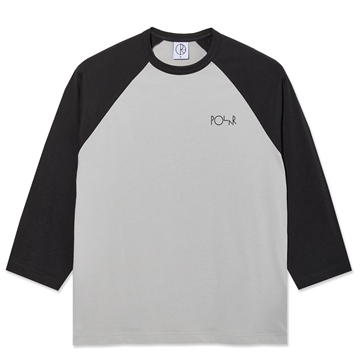 Polar Skate Co 3/4 Sleeve Tee Black / Silver